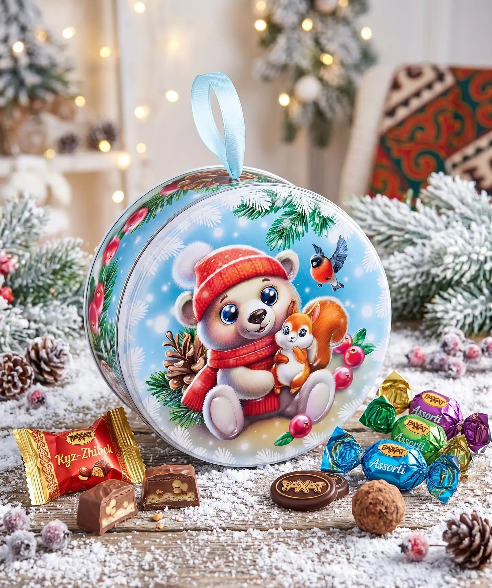 Новогодний Подарок Мишутка 900гр 